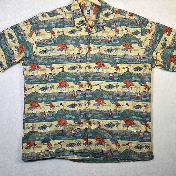 Kahala vintage Hawaiian casual‎ button down shirt-Men XL - Picture 1 of 8